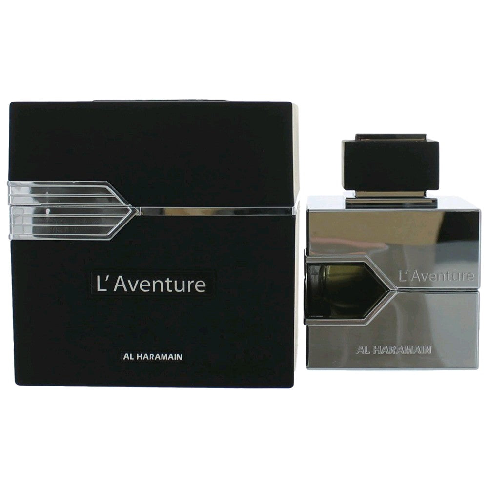 Bottle of L'Aventure by Al Haramain, 3.3 oz Eau De Parfum Spray for Men